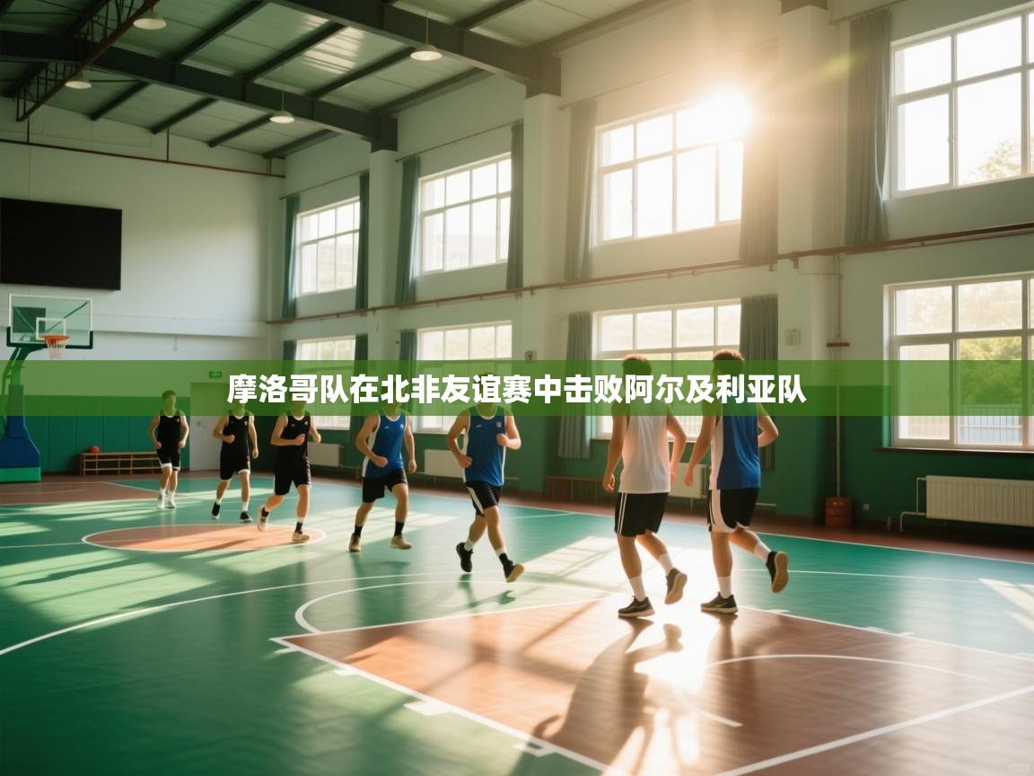 摩洛哥队在北非友谊赛中击败阿尔及利亚队  第1张